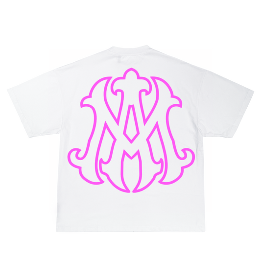Oversized White/Pink