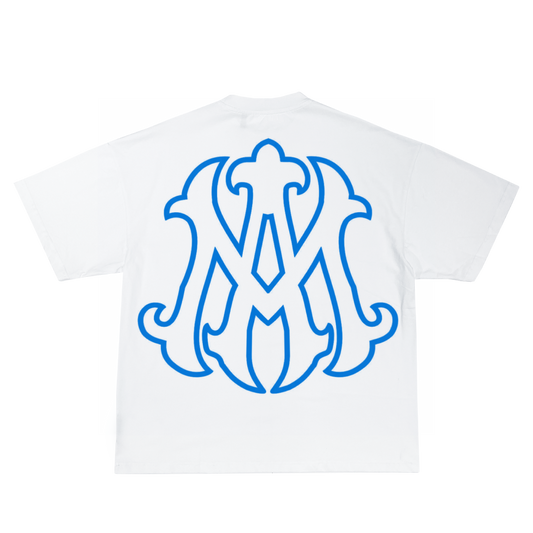 Oversized White/Blue